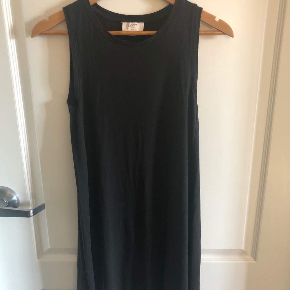 Black cotton dress